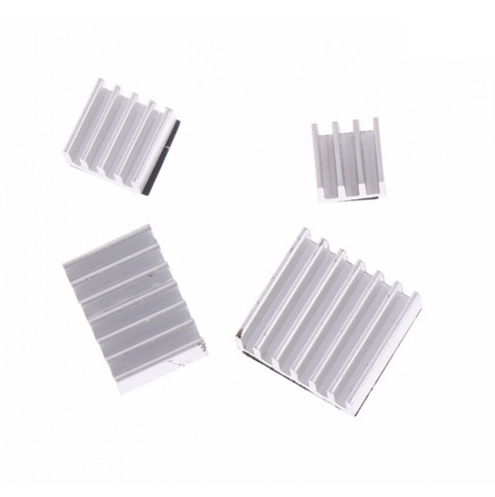 Raspberry Pi 4 Aluminium Heat Sink – 4 Set